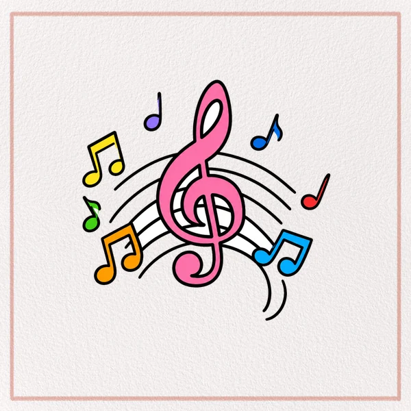 How to Draw a Music Notes feature image