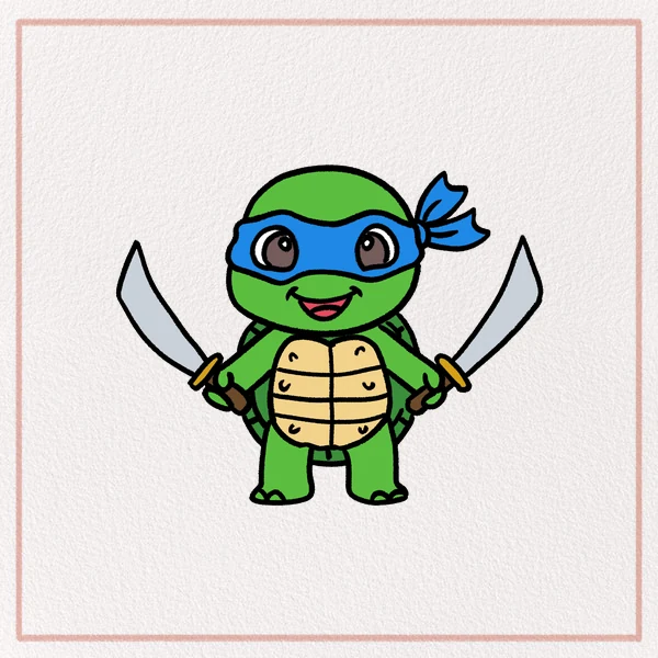 How to Draw a Ninja Turtle feature image