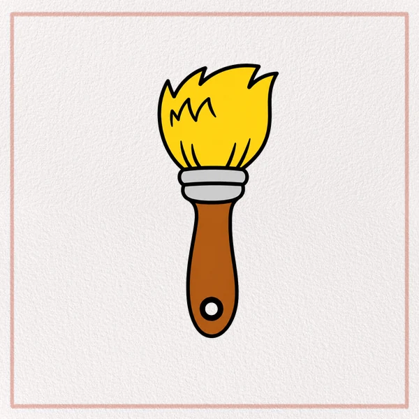 How to Draw a Paintbrush feature image