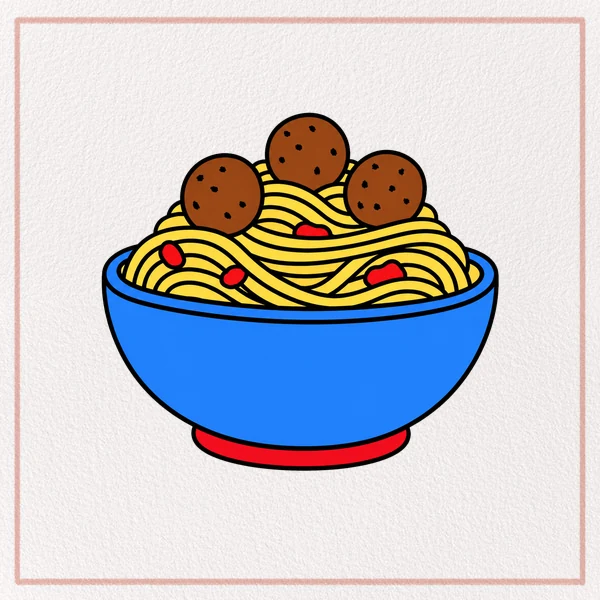 How to Draw a Pasta feature image