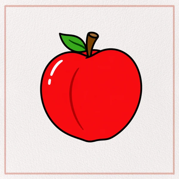 How to Draw a Peach feature image