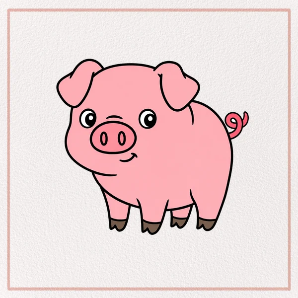 How to Draw a Pig feature image