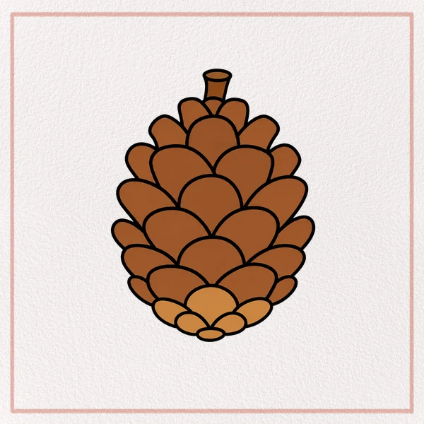 How to Draw a Pinecone feature image