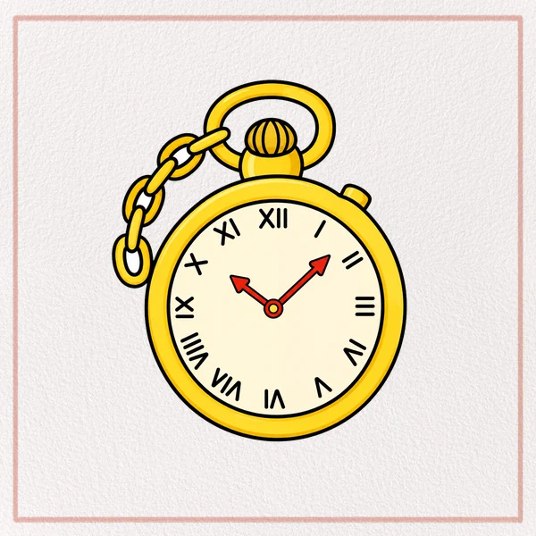 How to Draw a Pocket Watch feature image