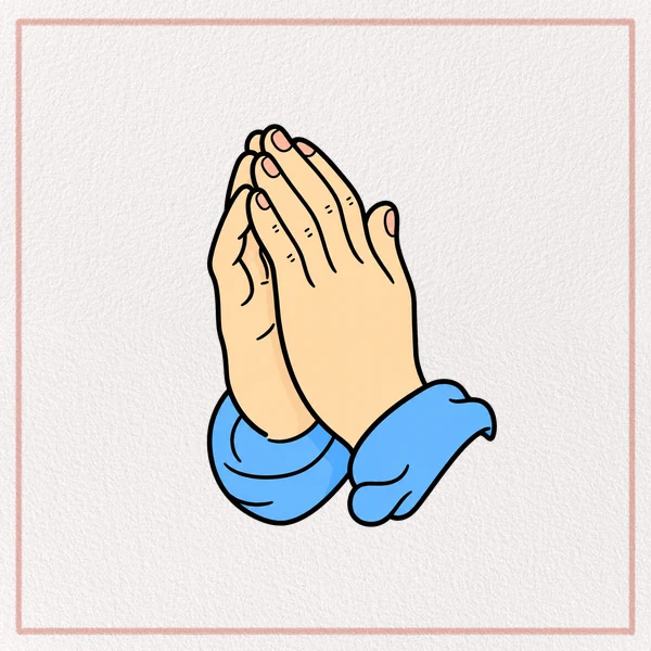 How to Draw a Praying Hands feature image