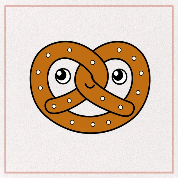 How to Draw a Pretzel feature image