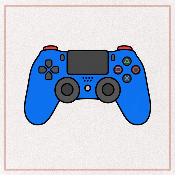 How to Draw a Ps4 Controller feature image