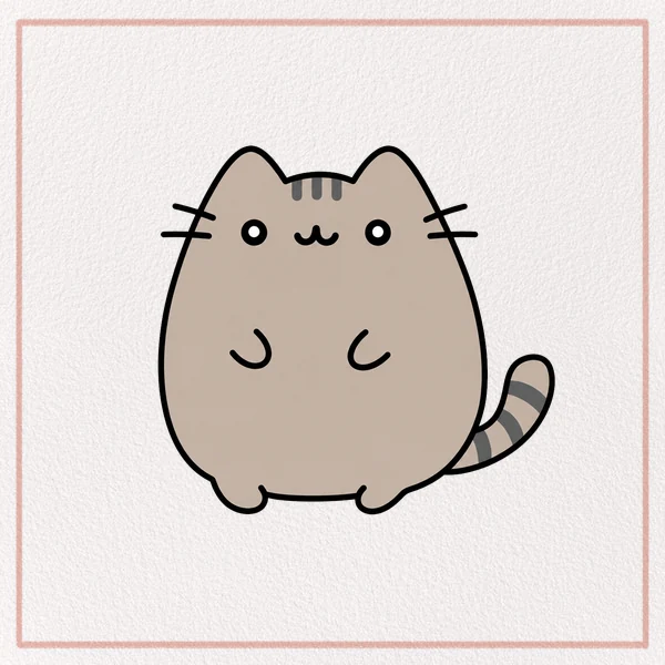 How to Draw a Pusheen Cat feature image