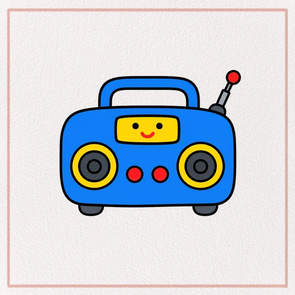 How to Draw a Radio feature image