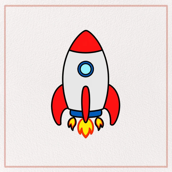 How to Draw a Rocket feature image