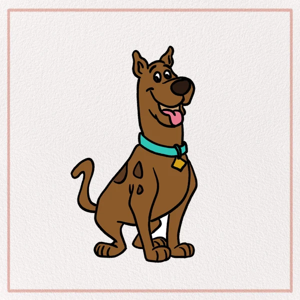 How to Draw a Scooby Doo feature image