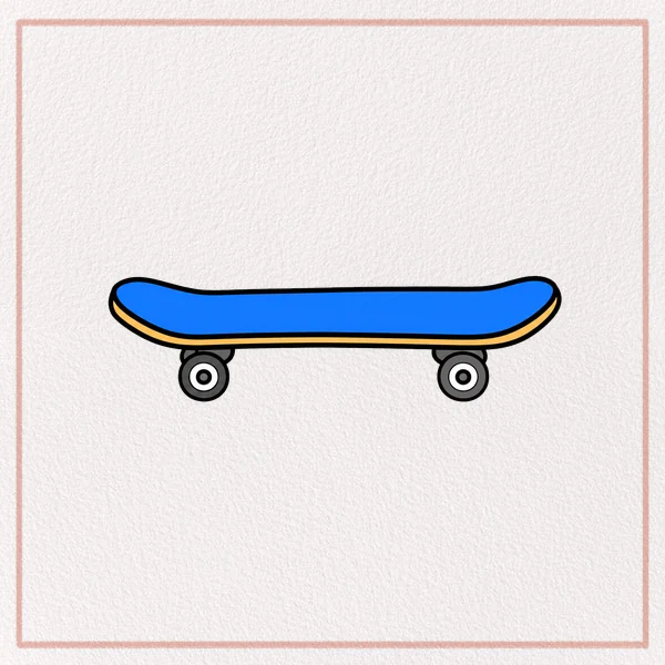 How to Draw a Skateboard feature image
