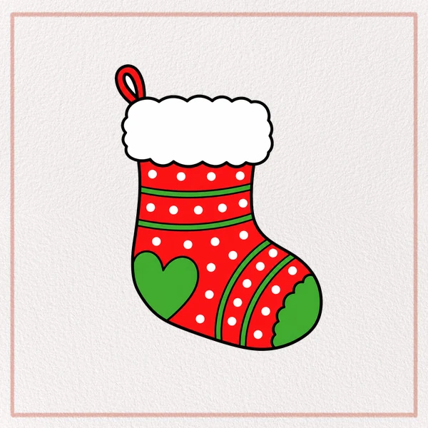 How to Draw a Stocking feature image