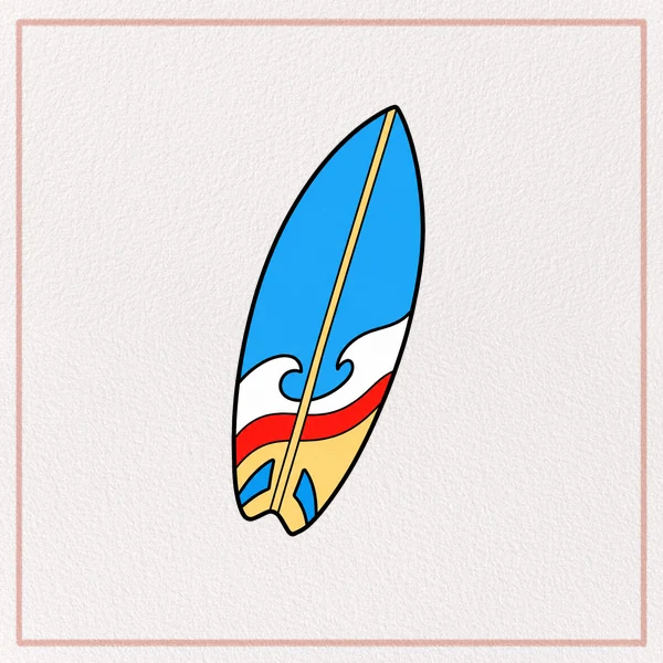 How to Draw a Surfboard feature image