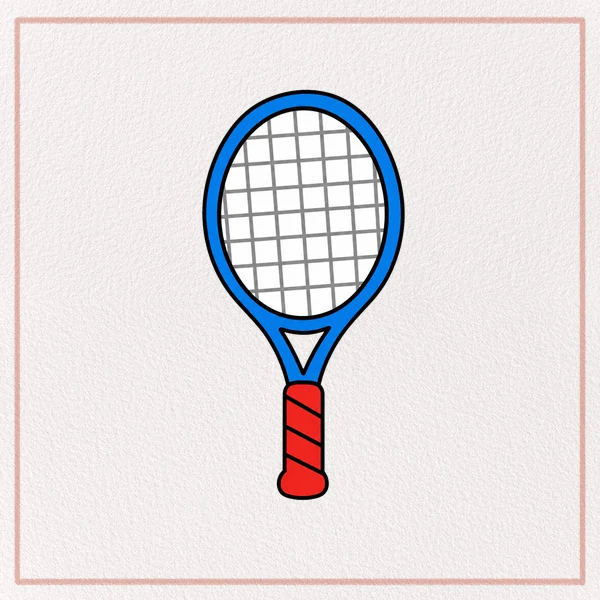 How to Draw a Tennis Racket feature image
