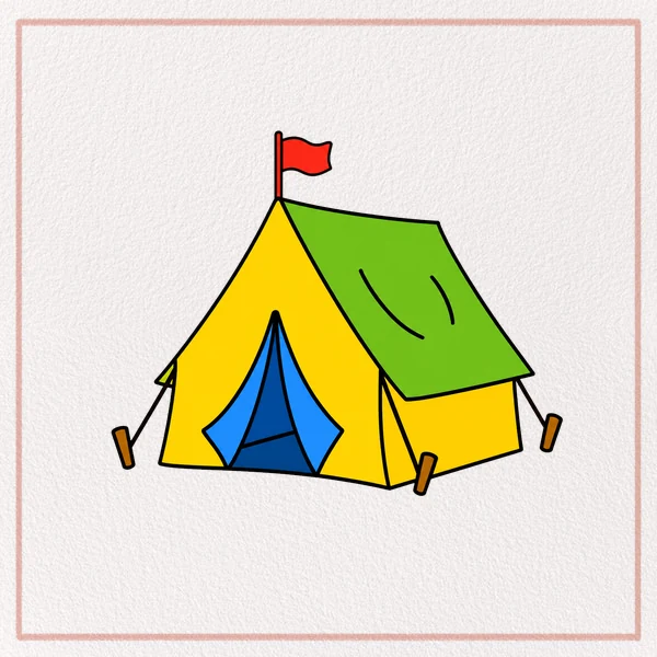 How to Draw a Tent feature image