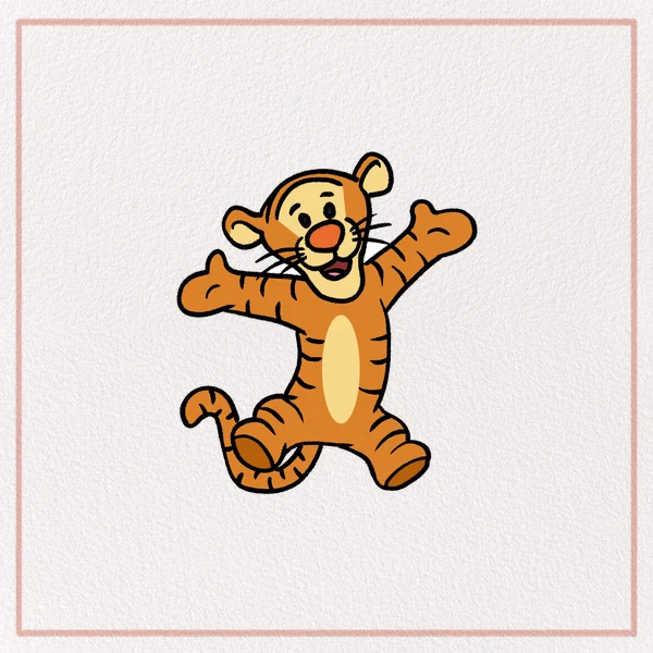How to Draw a Tigger feature image