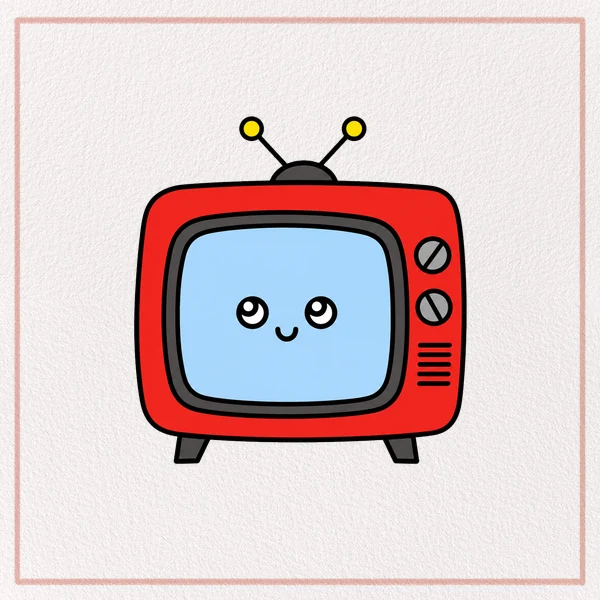 How to Draw a Tv feature image
