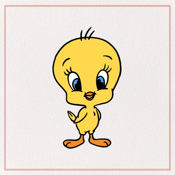 How to Draw a Tweety Bird feature image
