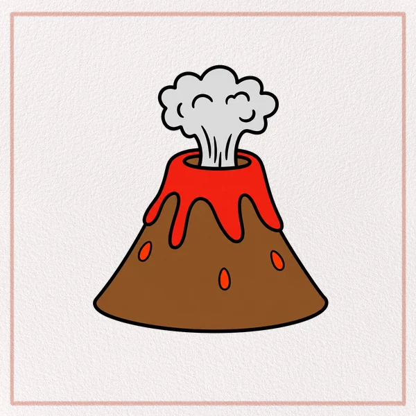 How to Draw a Volcano feature image