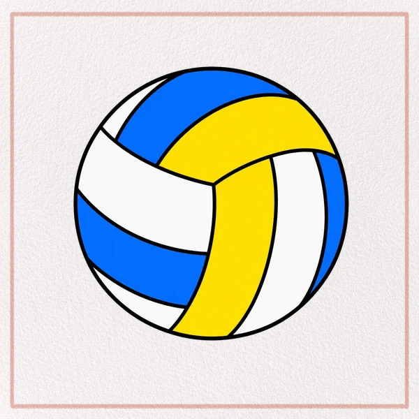 How to Draw a Volleyball feature image