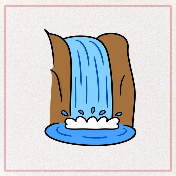 How to Draw a Waterfall feature image