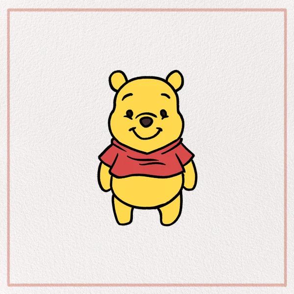 How to Draw a Winnie The Pooh feature image