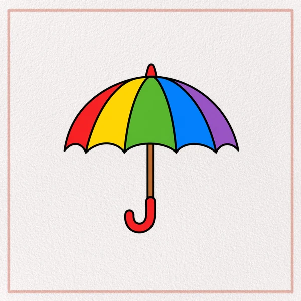 How to Draw an Umbrella feature image