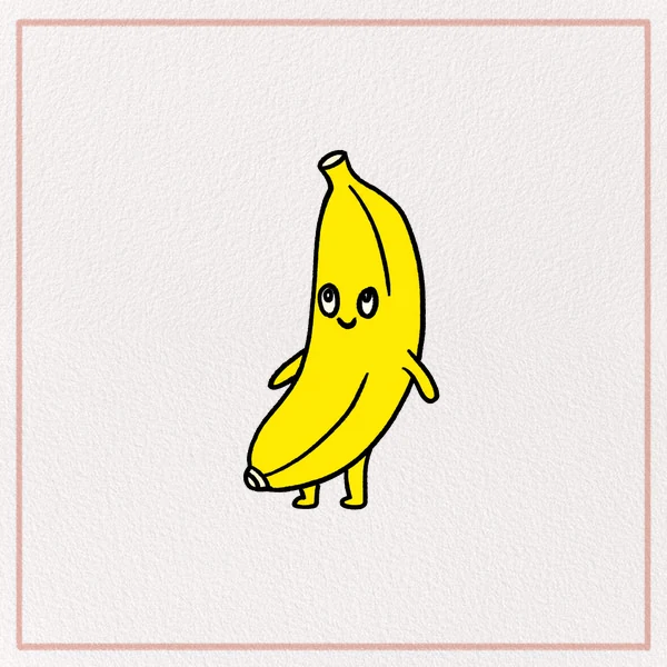 How to Draw a Cartoon Banana feature image