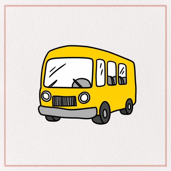 How to Draw a Cartoon Bus feature image