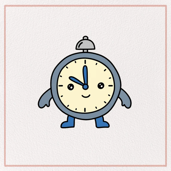 How to Draw a Cartoon Clock feature image