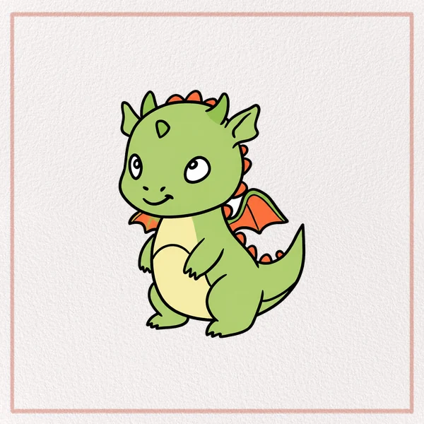 How to Draw a Cartoon Dragon feature image
