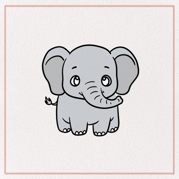 How to Draw a Cartoon Elephant feature image