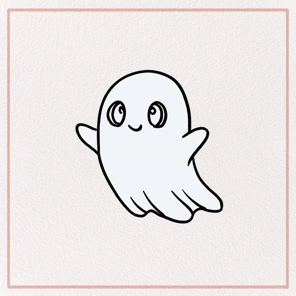 How to Draw a Cartoon Ghost feature image