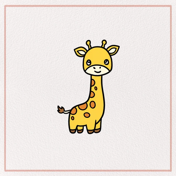 How to Draw a Cartoon Giraffe feature image