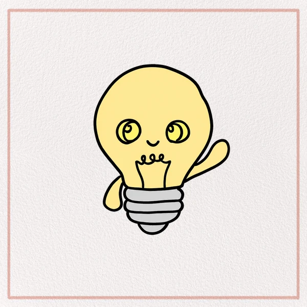How to Draw a Cartoon Light Bulb feature image