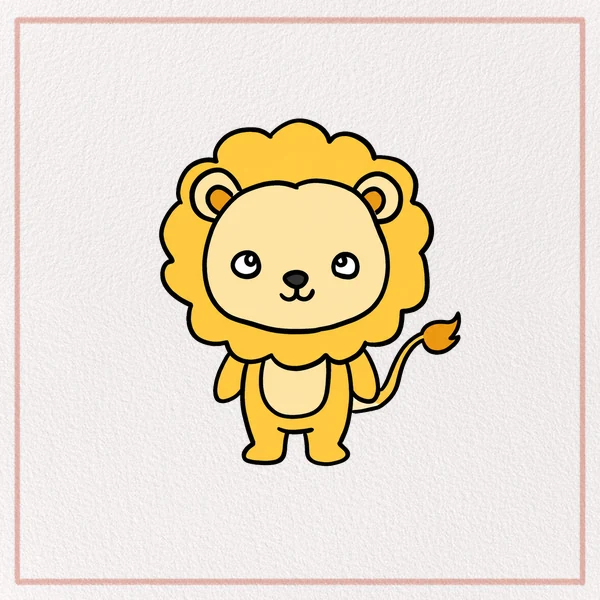 How to Draw a Cartoon Lion feature image