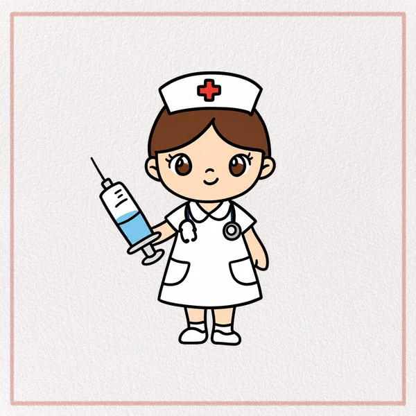 How to Draw a Cartoon Nurse feature image