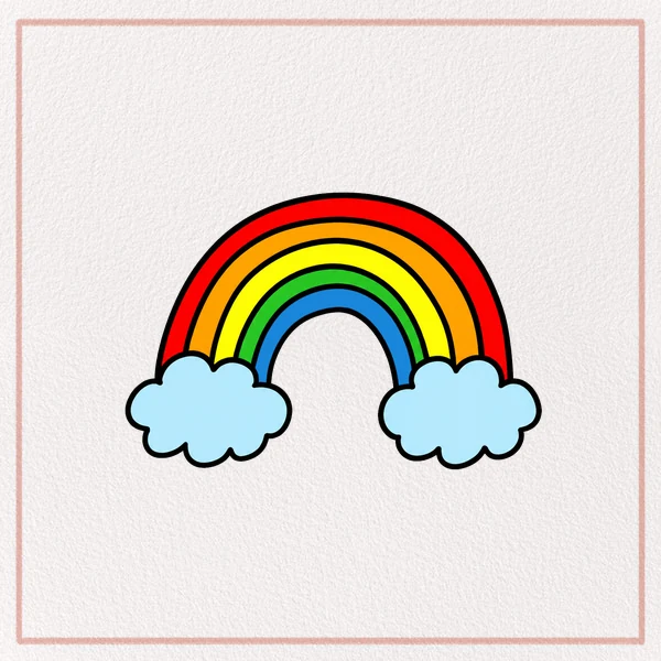 How to Draw a Cartoon Rainbow feature image
