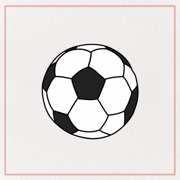 How to Draw a Cartoon Soccer Ball feature image