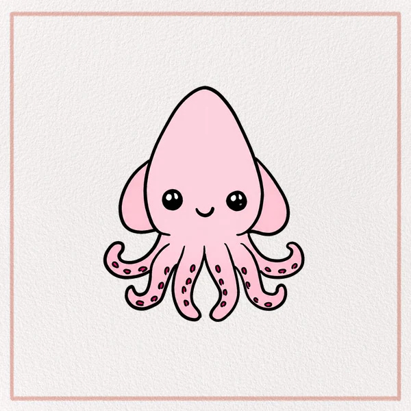 How to Draw a Cartoon Squid feature image
