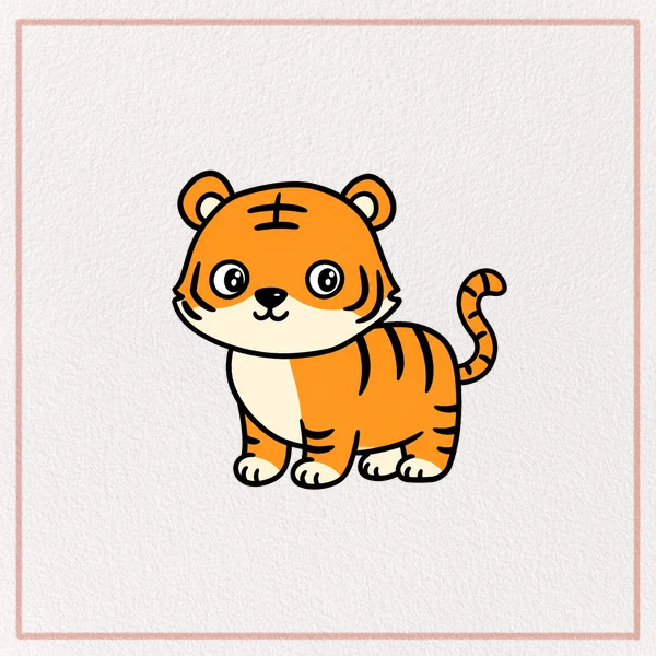 How to Draw a Cartoon Tiger feature image