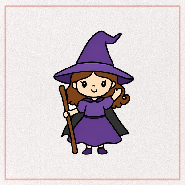 How to Draw a Cartoon Witch feature image
