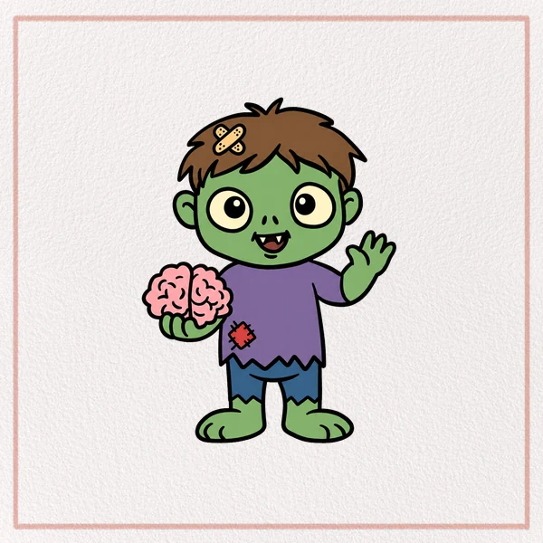How to Draw a Cartoon Zombie feature image