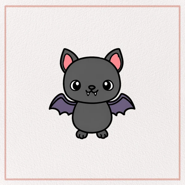 How to Draw a Cute Bat feature image