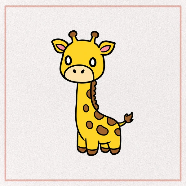 How to Draw a Cute Giraffe feature image