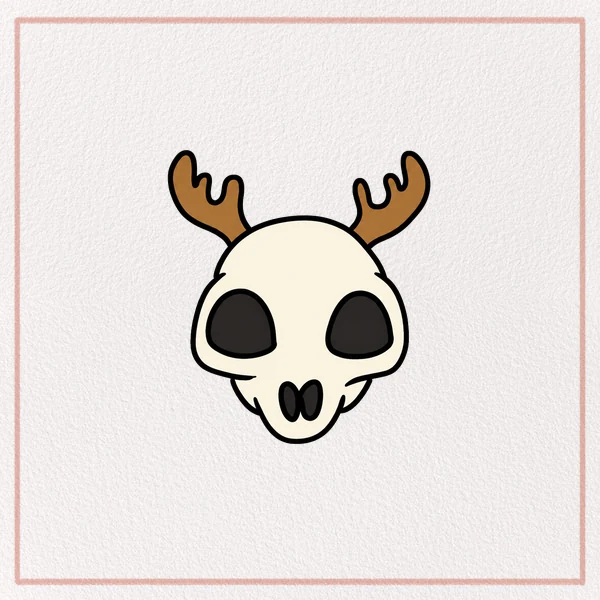 How to Draw a Deer Skull feature image