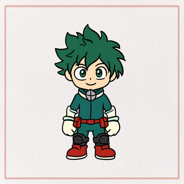How to Draw a Deku feature image