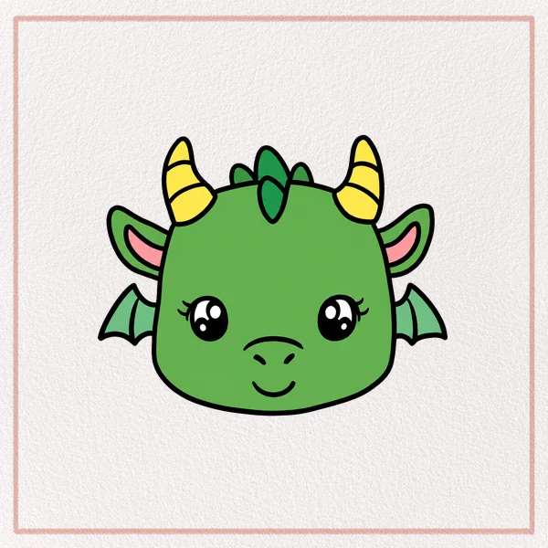 How to Draw a Dragon Head feature image