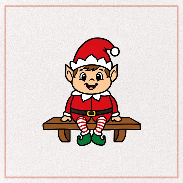 How to Draw an Elf On A Shelf feature image